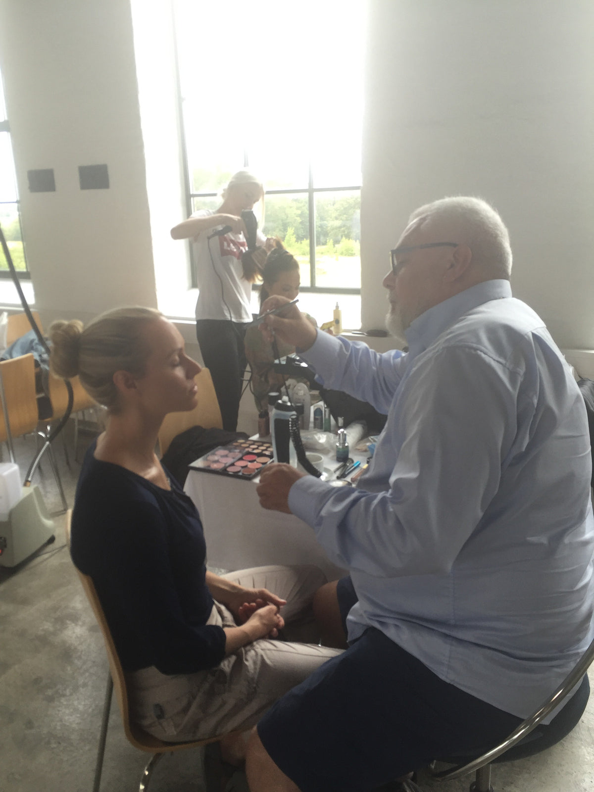 Makeup klargøres