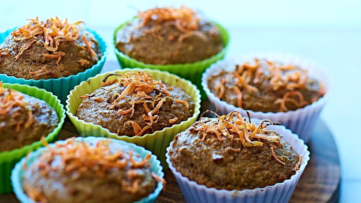 Muffins - med gulerod og ingefær